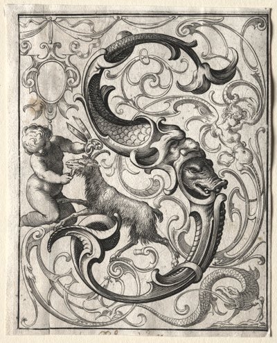Ny ABC-hæfte: S, 1627. af Lucas Kilian
