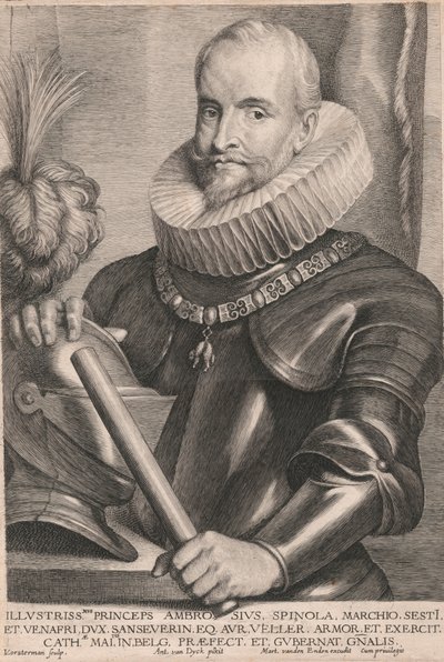 Ambrose Spinola Marquis af Sesti og Venafri af Lucas Vorsterman