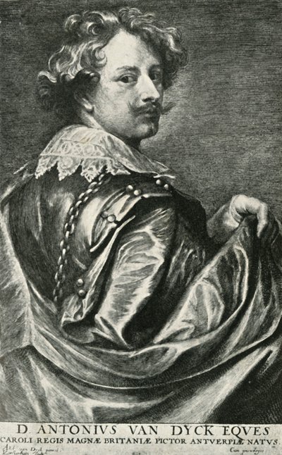 Portræt af Vandyck, 1906. af Lucas Vorsterman