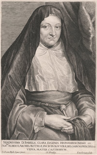 Mest fredfyldte Lady Isabella Clara Eugenia, Spaniens barn osv. af Lucas Vorsterman