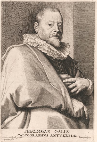 Theodore Galle / Theodorvs Galle / Speceinering af Antwerpiae af Lucas Vorsterman