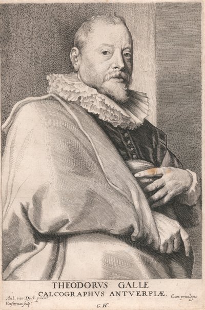 Theodore Galle, gravør af Antwerpen af Lucas Vorsterman