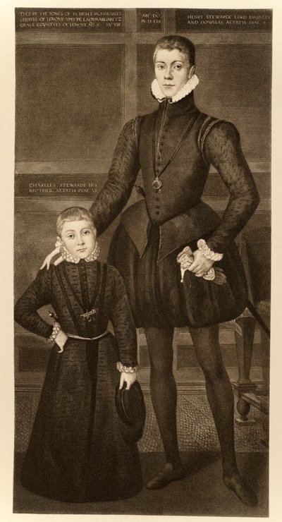 Henry, Lord Darnley (1545-1567) og hans bror Charles (1555-1576) fra 