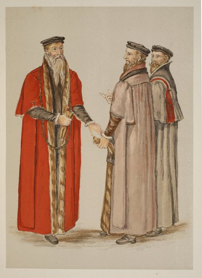 Lord Mayor, Aldermen and liveryman, fra en beskrivelse af England skrevet under Elizabeth I