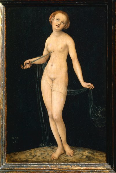 Østrig, Wien, Malet billede af Lucretia af Lucas the Elder Cranach