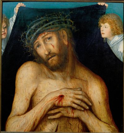 Kristus med tornekronen af Lucas the Elder Cranach
