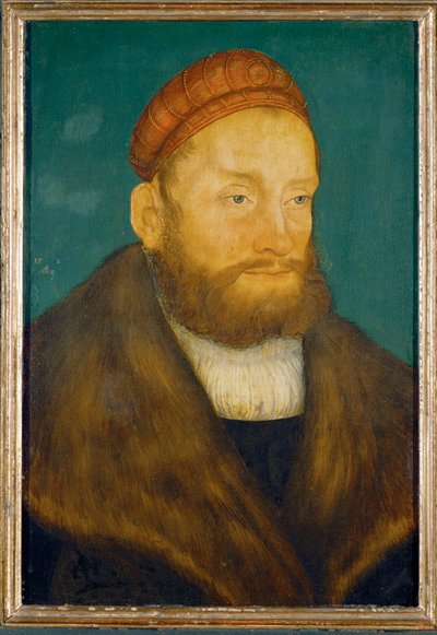 Markgraf Casimir von Brandenburg-Culmbach (maleri på egetræ) af Lucas the Elder Cranach
