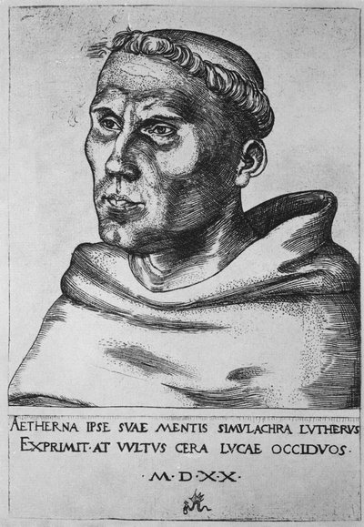 Martin Luther af Lucas the Elder Cranach