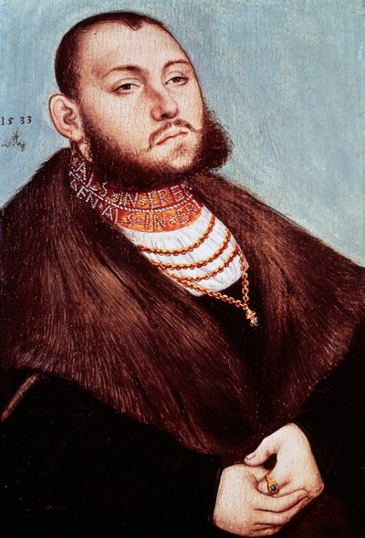 Portræt af Frederik af Sachsen (Torgau af Lucas the Elder Cranach
