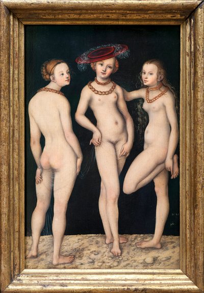De tre nåder af Lucas the Elder Cranach