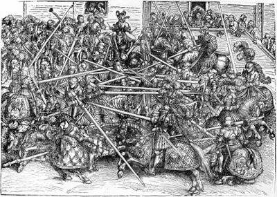 Turnering af Lucas the Elder Cranach