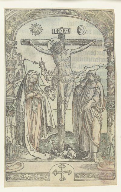 Kristus på korset af Lucas van Leyden (attributed to)