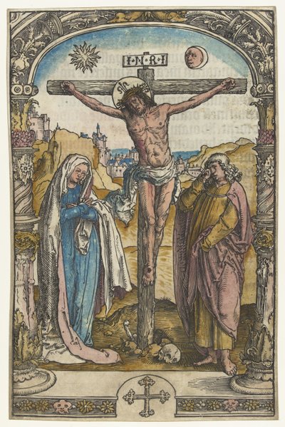 Kristus på korset af Lucas van Leyden (attributed to)