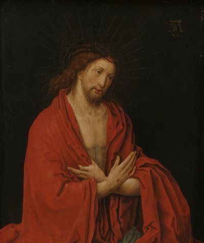 Kristus med tornekrone af Lucas van Leyden (copy after)
