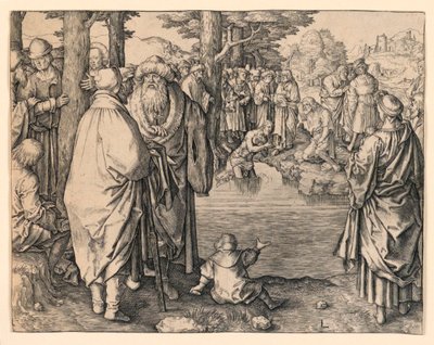 Kristi dåb af Lucas van Leyden