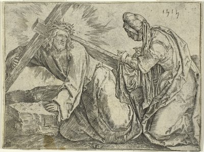 Kristus bærer korset af Lucas van Leyden