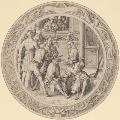 Kristus kronet med torne af Lucas van Leyden