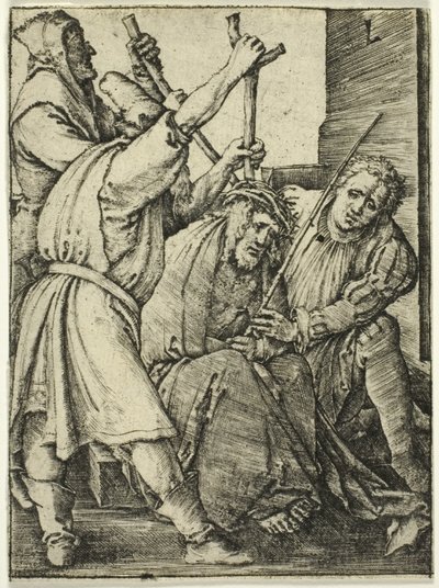 Kristus kronet med torne af Lucas van Leyden