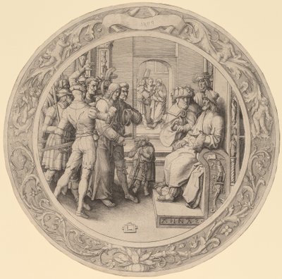Kristus før Annas af Lucas van Leyden