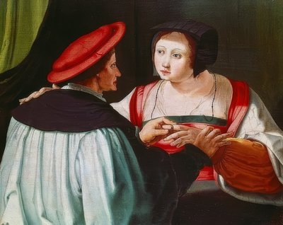 Forlovelsen. Omkring 1530 af Lucas van Leyden