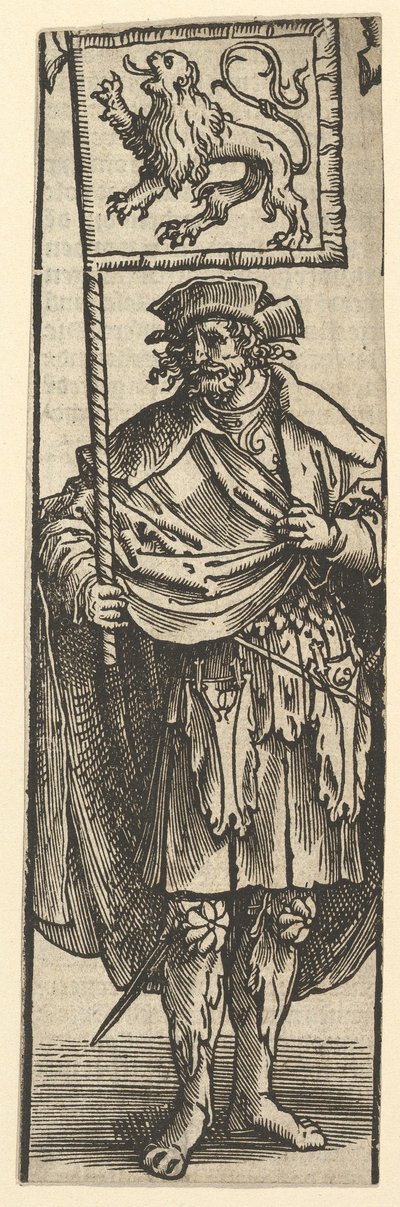 Dirk førstegreve af Holland, 1517. af Lucas van Leyden