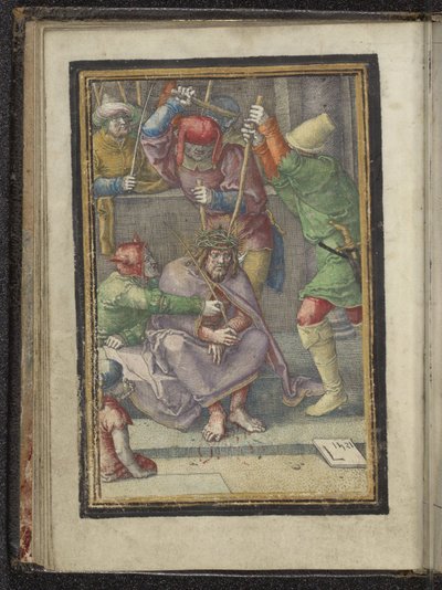 kronede torne Passion of Christ (serietitel) af Lucas van Leyden