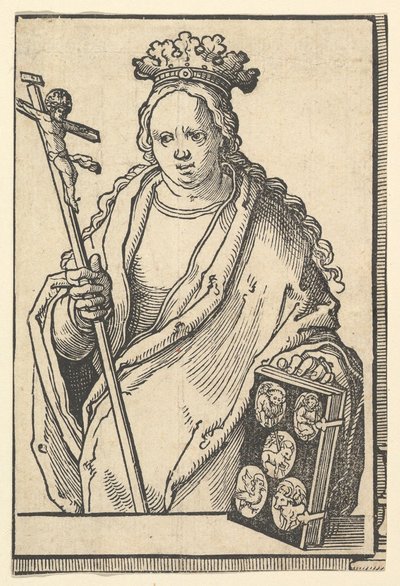 Ecclesia Christi Faith, fra serien af Sibyller, ca. 1530. af Lucas van Leyden