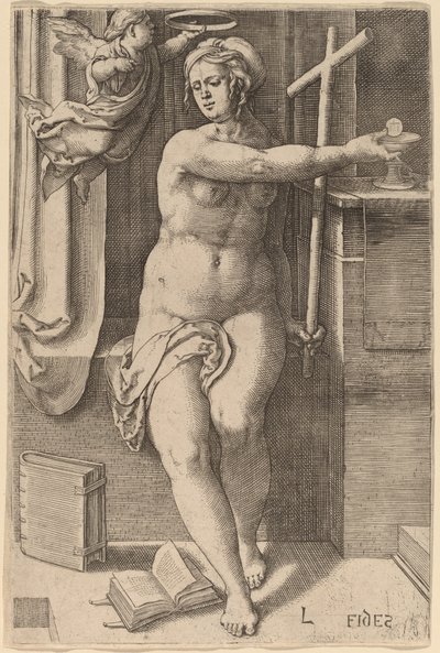 Fides (tro) af Lucas van Leyden