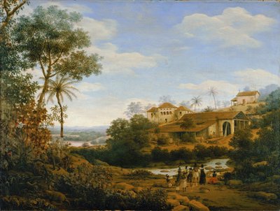 Franciskanerklosteret i Igaraszo (olie på lærred) af Lucas van Leyden