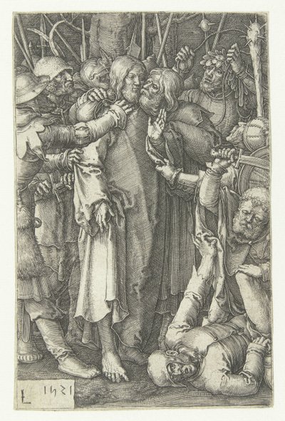 Kristi fangenskab The Little Passion (serietitel) af Lucas van Leyden