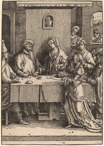 Herodes og Herodias af Lucas van Leyden