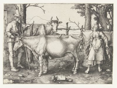 Mælkepigen af Lucas van Leyden