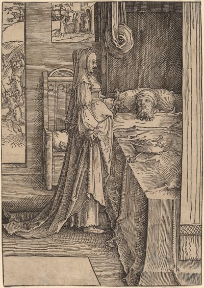 Jesabel og Akab af Lucas van Leyden