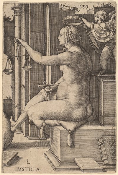 retfærdighed af Lucas van Leyden