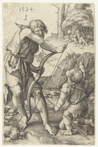 Lamek og Kain af Lucas van Leyden