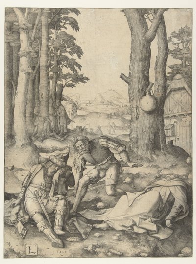 Mohammed og munken Sergius af Lucas van Leyden