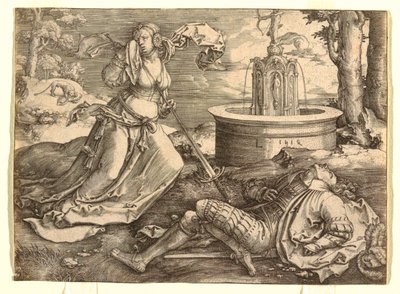 Pyramus og Thisbe af Lucas van Leyden