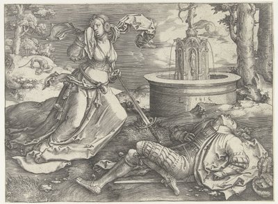 Pyramus og Thisbe af Lucas van Leyden