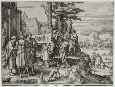 Den fortabte søns tilbagevenden, ca. 1510. af Lucas van Leyden