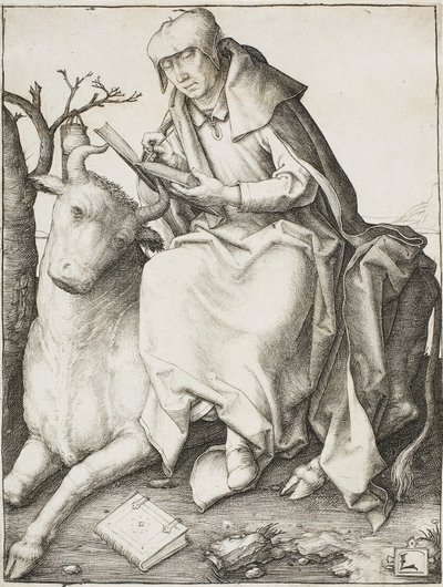 Sankt Lukas, ca. 1508 af Lucas van Leyden