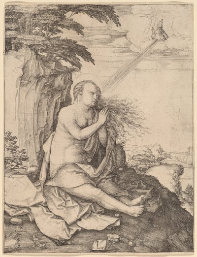 Sankt Maria Magdalena i ørkenen af Lucas van Leyden