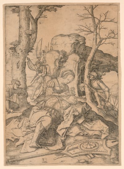 Samson og Delila af Lucas van Leyden