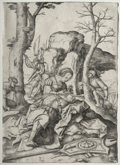 Samson og Delila af Lucas van Leyden