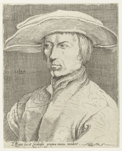 Selvportræt af Lucas van Leyden