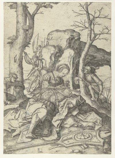 Samson og Delila af Lucas van Leyden