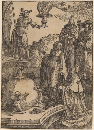 Salomons afgudsdyrkelse af Lucas van Leyden