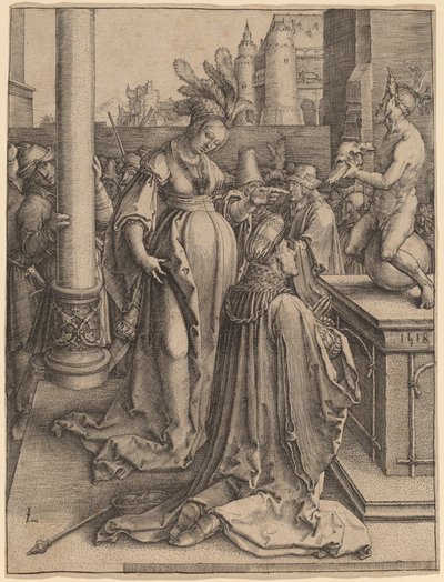 Salomons afgudsdyrkelse af Lucas van Leyden