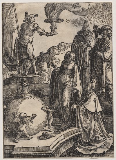 Salomons afgudsdyrkelse af Lucas van Leyden