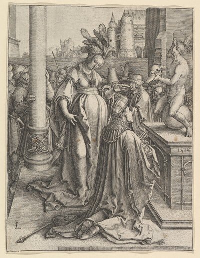 Salomons afgudsdyrkelse, 1514. af Lucas van Leyden