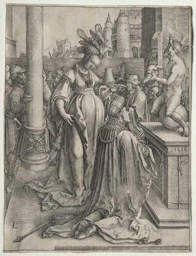 Salomons afgudsdyrkelse af Lucas van Leyden